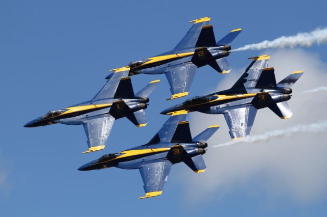 McDonnell Douglas FA-18 Hornet (16-1723) - 03/05/2024:br /Blue Angel #7 participating in the rehearsal for the 2024 Vero Beach Airshow.