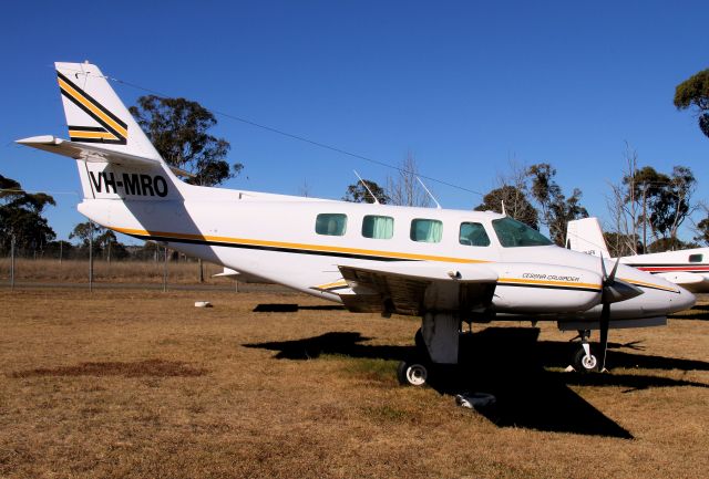 Cessna T303 Crusader (VH-MRO) - Cessna T303 Crusader at Armidale NSW. Imported in 1982.