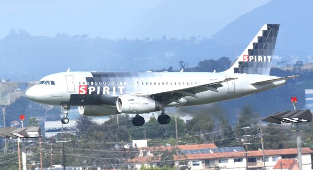 N532NK — - This picture was taken from the LAX Theme Building.