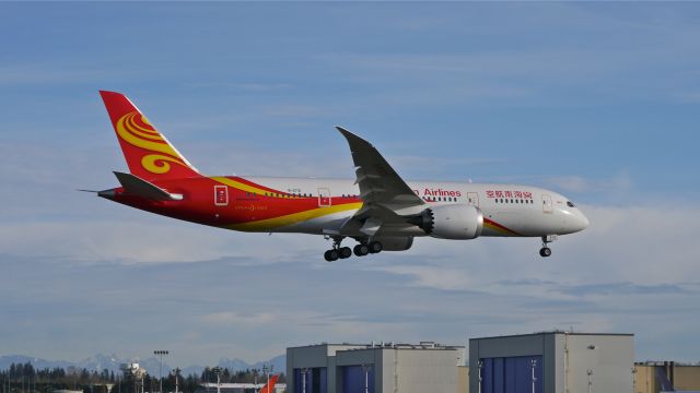 Boeing 787-8 (B-2731) - BOE435 on final to Rwy 16R to complete a flight test on 11/27/13. (LN:131 cn 34945).