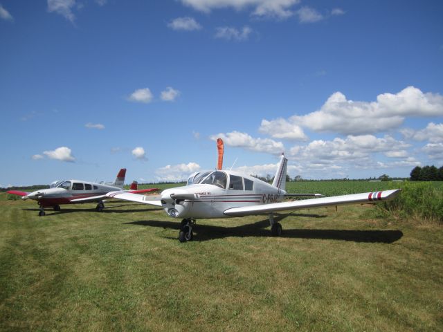 Piper Cherokee (C-FGJZ) - At 2012 fly-in, Greenfield, PEI
