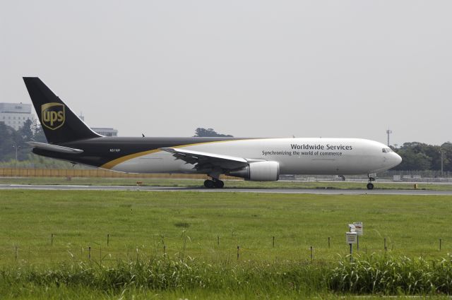 BOEING 767-300 (N311UP) - Departure at Narita Intl Airport R/W16R on 2012/07/28