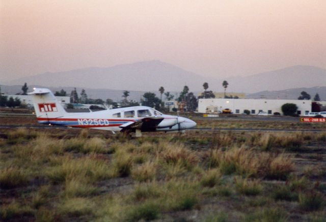 Beechcraft Duchess (N325CD) - On Taxiway Alpha en route to Runway 28R