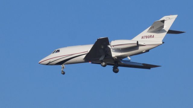 Dassault Falcon 20 (N780RA) - On final is this Dassault Falcon 20F in the Winter of 2020.