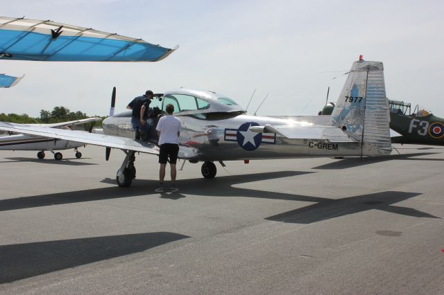 C-GREM — - C-GREM North America L-17-A RVA Aéroport de Sherbrooke QC. CYSC 16-06-2018.