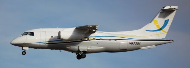Fairchild Dornier 328JET (N677DC) - Landing on 35L.