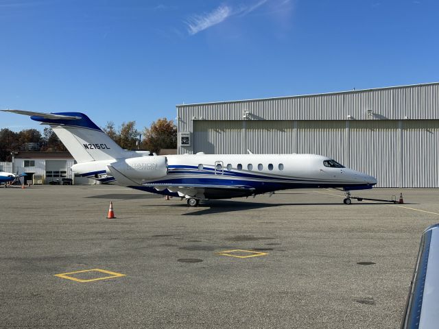 Cessna Citation Longitude (N215CL) - Citation Longitude on ramp at KTEB