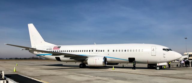 BOEING 737-400 (N314XA) - Clemson charter to MSY.