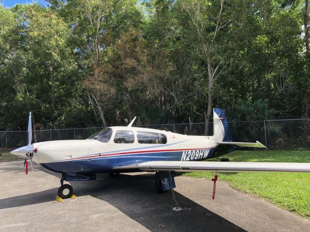 Mooney M-20 (N209HW) - Admiring my new aircraft - first Mooney and big fan!