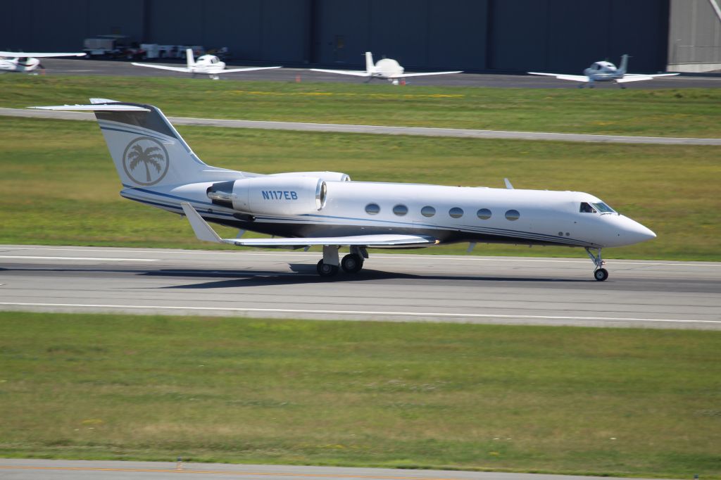 Gulfstream Aerospace Gulfstream IV (N117EB) - Guess where this was going...