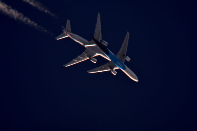 BOEING 767-300 (N1997A) - Atlas Air 3405 34,000 ft. passing under American Airlines 9426 38,000 ft. south of Cleveland 11.18.16