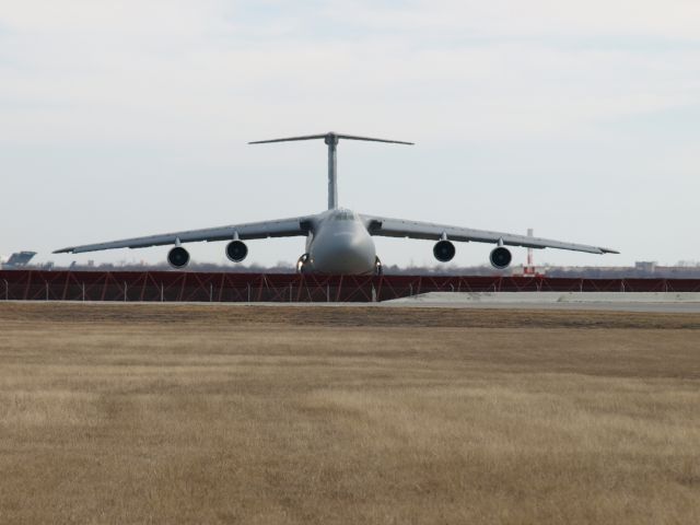 Boeing Globemaster III (N00445) - Military Airlift Command C-17 lumbers toward the runway at Lackland AFB San Antonio, TX