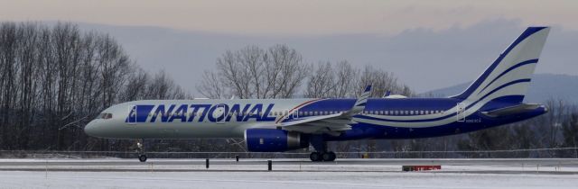 Boeing 757-200 (N963CA) - 9 December 2021 take off rwy 33 BTV