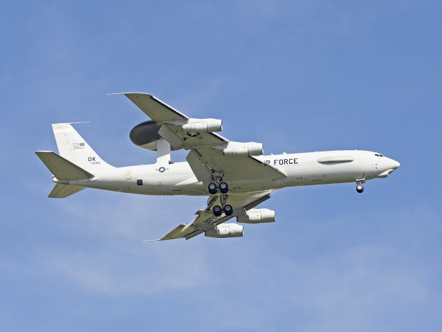 Boeing JE-3 Sentry (81-0004) - A US Air Force E-3C Sentry from Tinker Air Force Base, OK, at Airshow London Skydrivebr /this afternoon, 10 Sep 2022.