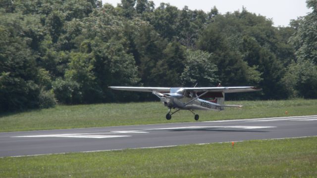 Cessna Commuter (N3916U) - 16U lands on runway 3 at Livingston Muni. (8A3) Pilot: Kevin Benefield