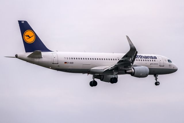 Airbus A320 (D-AIUD) - D-AIUD Lufthansa Airbus A320-214(WL) @ Frankfurt (EDDF) coming in from Belgrad (LYBE) / 27.11.2014 