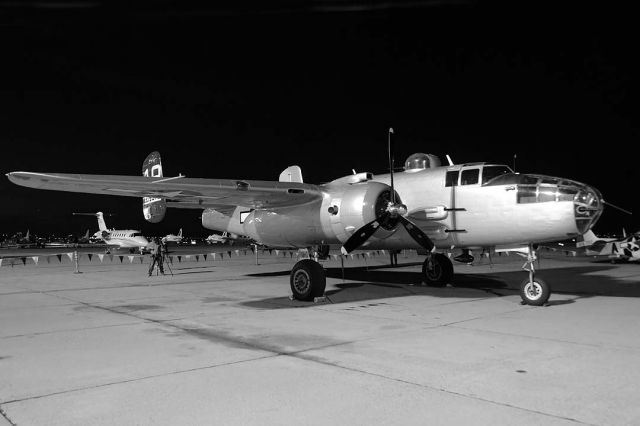 North American TB-25 Mitchell (N125AZ) - North American B-25J Mitchell N125AZ Maid in the Shade at Phoenix-Mesa Gateway Airport on March 2, 2013