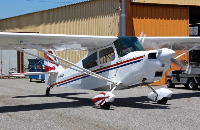 N5062C — - Local 1979 Decathalon posing in bright sunshine with engine test at Reid Hillview Airport, San Jose, CA.