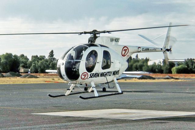 Cessna Caravan (VH-NDC) - CLARK HELICOPTERS - HUGHES 500C (369HS) - REG : VH-NDC (CN 46/0811S) - PARAFIELD ADELAIDE SA. AUSTRALIA -YPPF (10/4/1993)