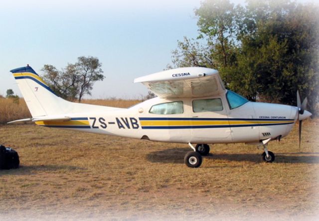 Cessna Centurion (ZS-AVB) - At the Mabula lodge, South Africa.