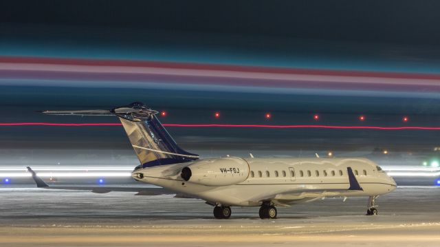 Bombardier Global Express (VH-FGJ) - Bombardier BD-700-1A10 Global 6000br /Jan.11.2016 Hakodate Airport [HKD/RJCH] JAPAN