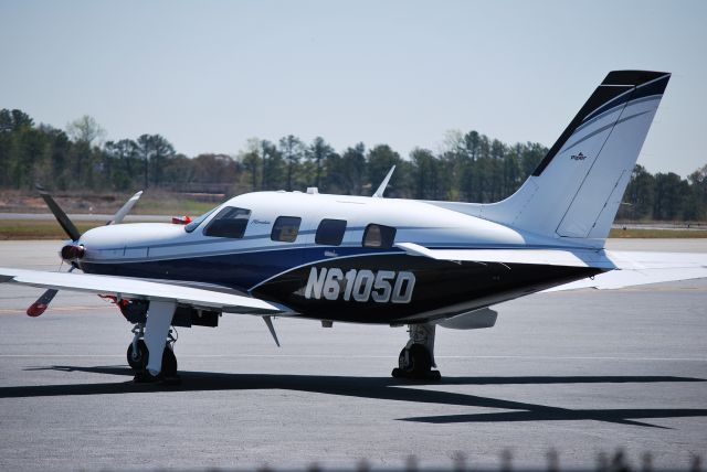 Piper Malibu Meridian (N6105D) - CANTRELL LEASING INC parked at Atlantic Aviation at KPDK - 4/6/13