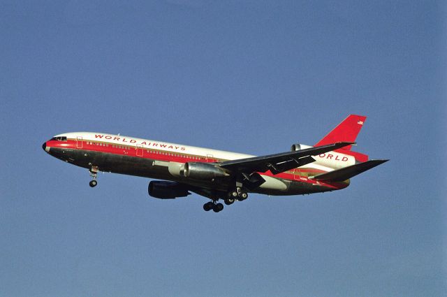 McDonnell Douglas DC-10 (N106WA) - Final Approach to Narita Intl Airport Rwy34 on 1987/09/15