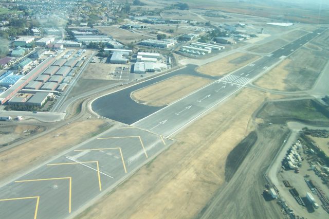 — — - Runway extension at San Luis Obispo, CA