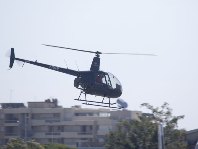 Robinson R-22 (F-HALD) - At Cannes, France.