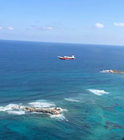 Mooney M-20 (N9171Z) - Loose formation flight near Governor's Harbour Bahamas