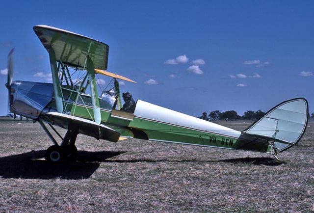 VH-BCN — - DE HAVILLAND DH-82A TIGER MOTH - REG VH-BCN (CN ) - KYABRAM VICTORIA AUSTRALIA - YKYB 26/3/1989 KYABRAM AIR SHOW 1989.