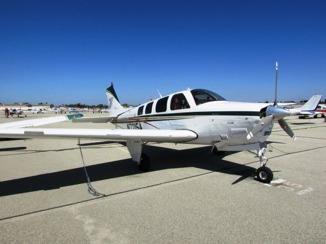Beechcraft Bonanza (36) (N7215A) - Parked at Fullerton