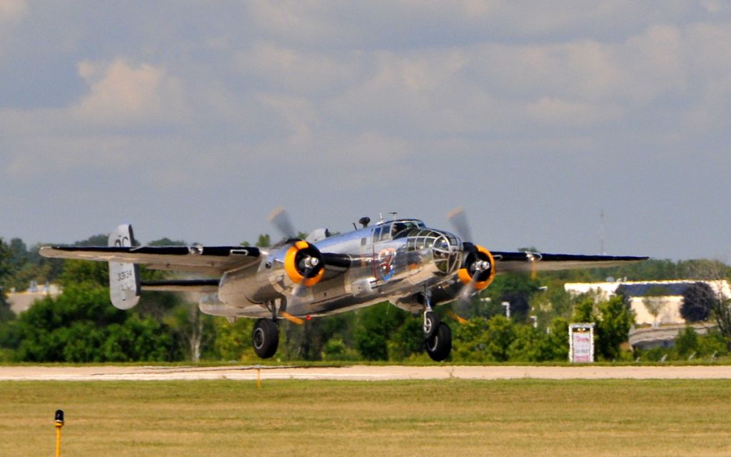 North American TB-25 Mitchell (N3774) - 08272011  Wings Over Waukesha Airshow