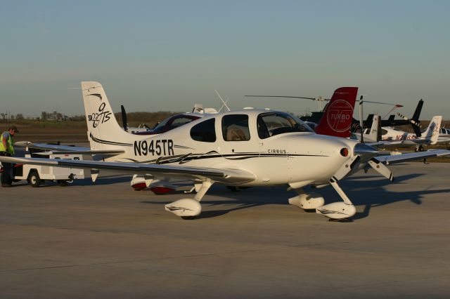 Cirrus SR-22 (N945TR) - Cirrus owners throughout Texas and surrounding states flocked to Austin Executive on the evening of January 11th to witness a flight demonstration of the SF50.