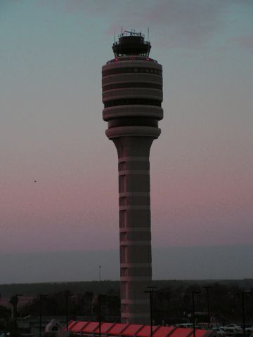 KMCO — - FAA Tower, shot Early morning, 01/21/2006, from Hyatt Regency KMCO