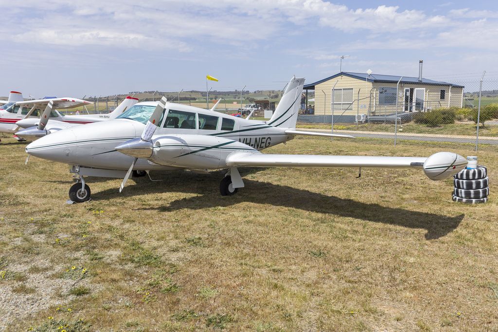 Piper PA-30 Twin Comanche (VH-NEG) - Piper PA-30 Twin Comanche (VH-NEG) on display during the Wagga City Aero Club open day at Wagga Wagga Airport.