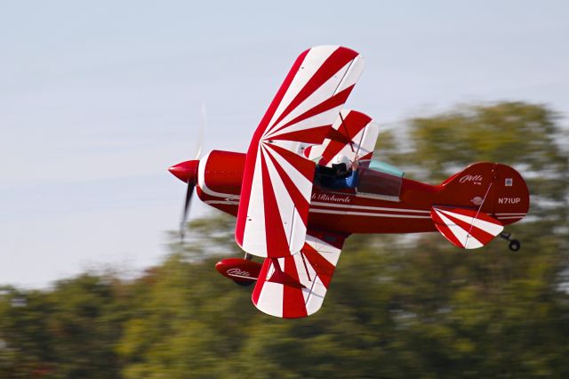 PITTS Special (S-1) (N71UP) - Pitts Special taking off at an air show in Madison, Indiana.