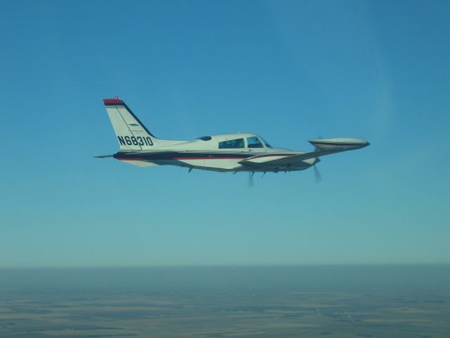 Cessna 310 (N68310) - Flying near Watertown South Dakota