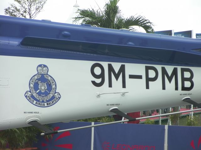 BELL-AGUSTA AB-139 (9M-PMB) - 9M-PMB AW139 Royal Malaysian Police at LIMA 17