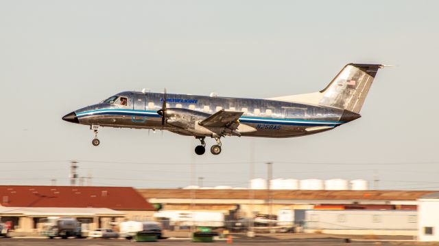 Embraer EMB-120 Brasilia (N258AS) - AMF E120 short final for PSC's 30