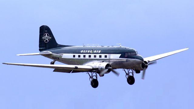 Douglas DC-3 (N249CM) - fuel stop