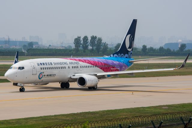 Boeing 737-800 (B-5786) - A Boeing 737-800 with “The 10th China Art Festival” Livery