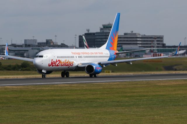 Boeing 737-800 (G-JZHA) - LS915 off to Split with the usual long take off run with Jet2