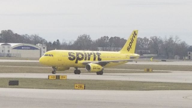 Airbus A320 (N614NK) - Arrival to KCMH on 23NOV19