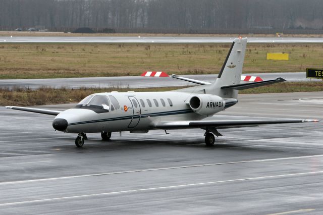 Cessna Citation II (SPAF406) - Spanish air force. Came to Maastricht for simulator pilottraining.