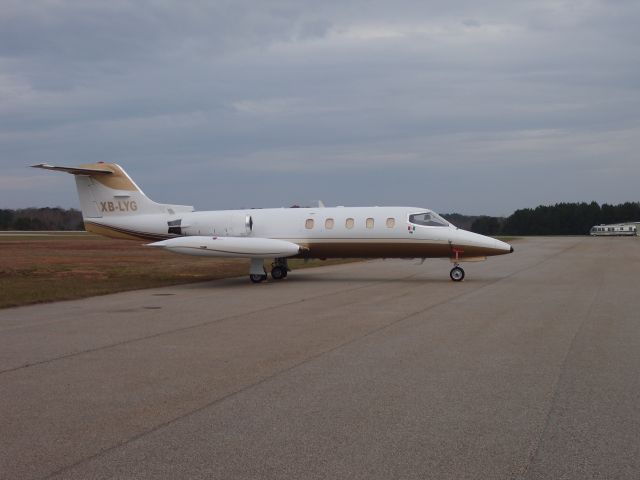 Learjet 25 (XB-LYG) - A/C with a Mexican registration at CCO