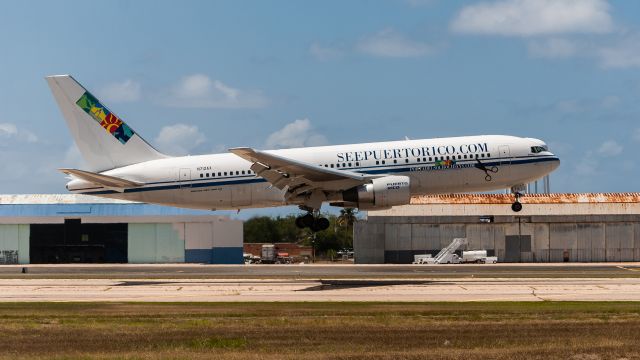 N712AX — - Arriving at Aguadilla, Puerto Rico