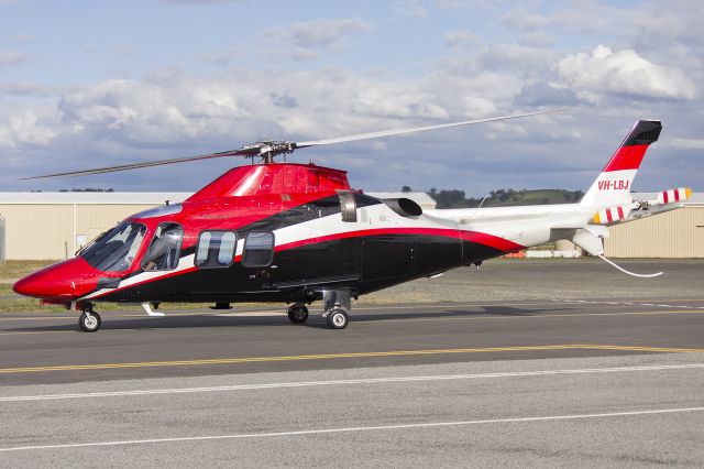 SABCA A-109 (VH-LBJ) - Heli Services Pty Ltd (VH-LBJ) Agusta A109S Grand taxiing at Wagga Wagga Airport.