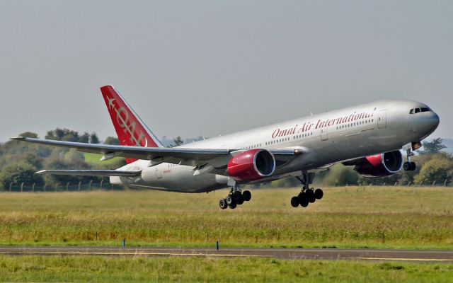 Boeing 777-200 (N918AX) - omni b777-2 n918ax dep shannon 21/9/14