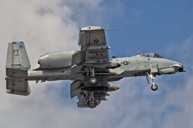 — — - A-10C landing in NAS Kingsville.